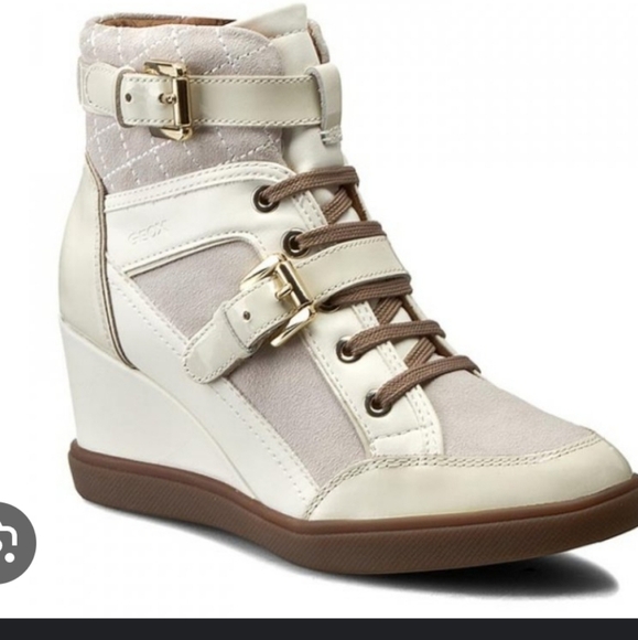 Geox Elani Wedge Sneakers - Picture 1 of 13